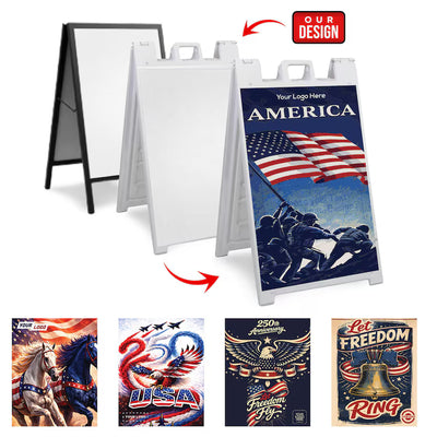 Pre Design 250th 4th of July A-Frame Sign