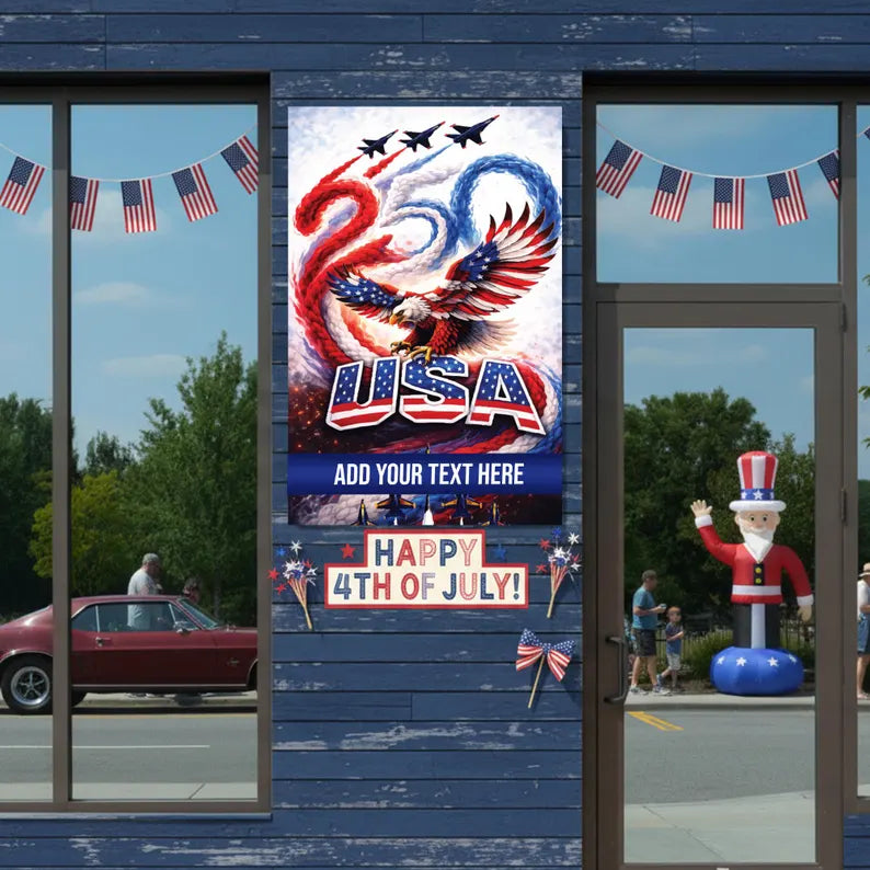 Per Design 250th 4th of July Outdoor Metal Poster