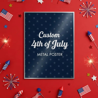 Custom 250th 4th of July Metal Wall Art