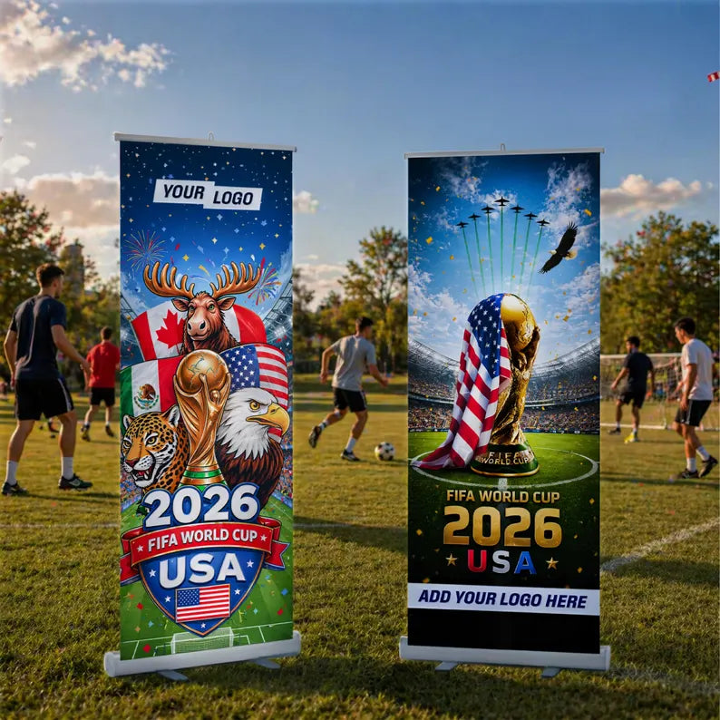 Pre Design FIFA World Cup 2026 Retractable Banner