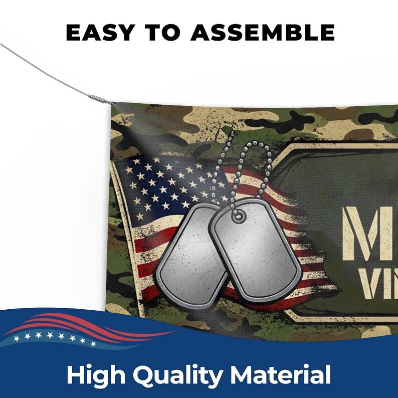 Custom USA Army Family Vinyl Large Banner