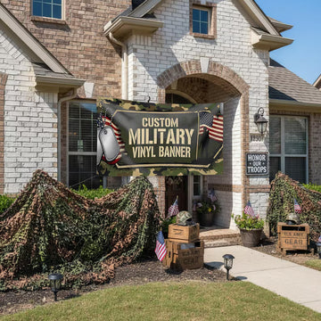 Custom USA Army Family Vinyl Large Banner