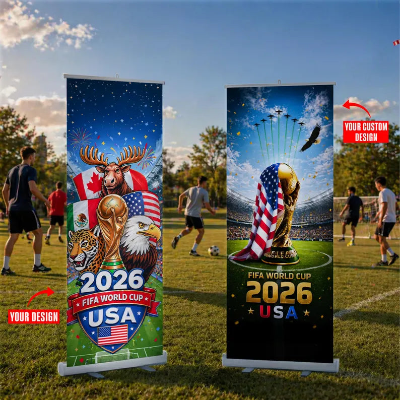 Custom FIFA World Cup 2026 Retractable Banner