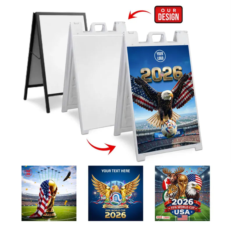 Pre Design FIFA World Cup 2026 A-Frame Sign,