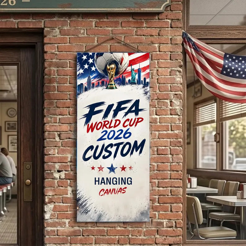 Custom FIFA World Cup 2026 Hanging Canvas Wall Art