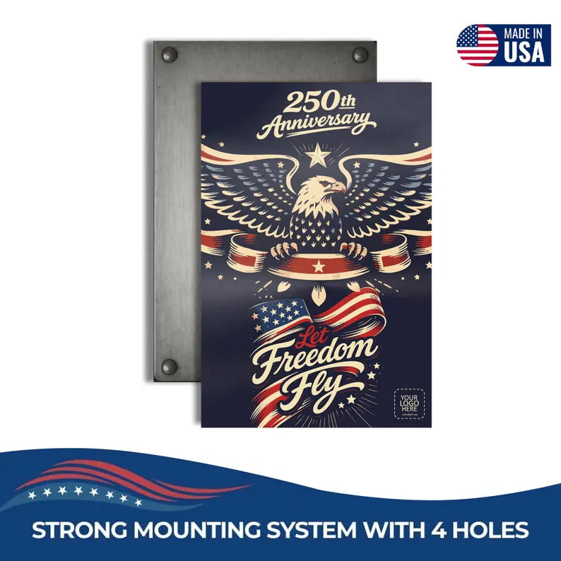 Per Design 250th 4th of July Metal Wall Art