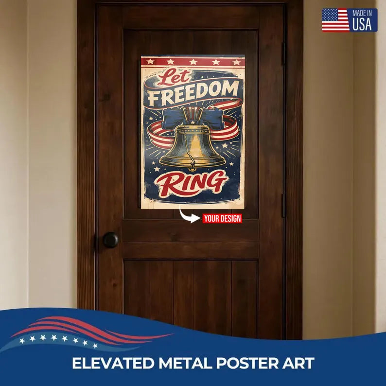 Custom 250th 4th of July Metal Wall Art