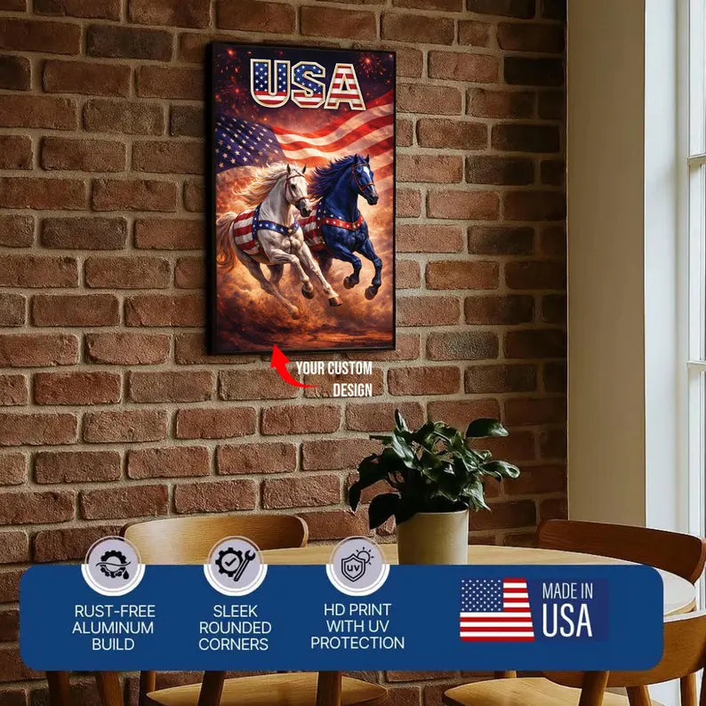 Custom 250th 4th of July Metal Wall Art