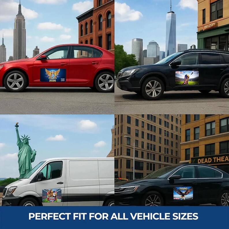 Pre Design FIFA World Cup 2026 Car Magnet Sign