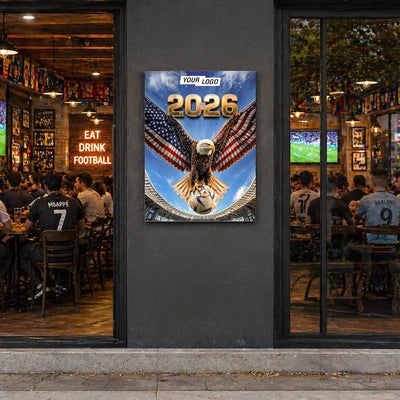 Pre Design FIFA World Cup 2026 Outdoor Metal Poster