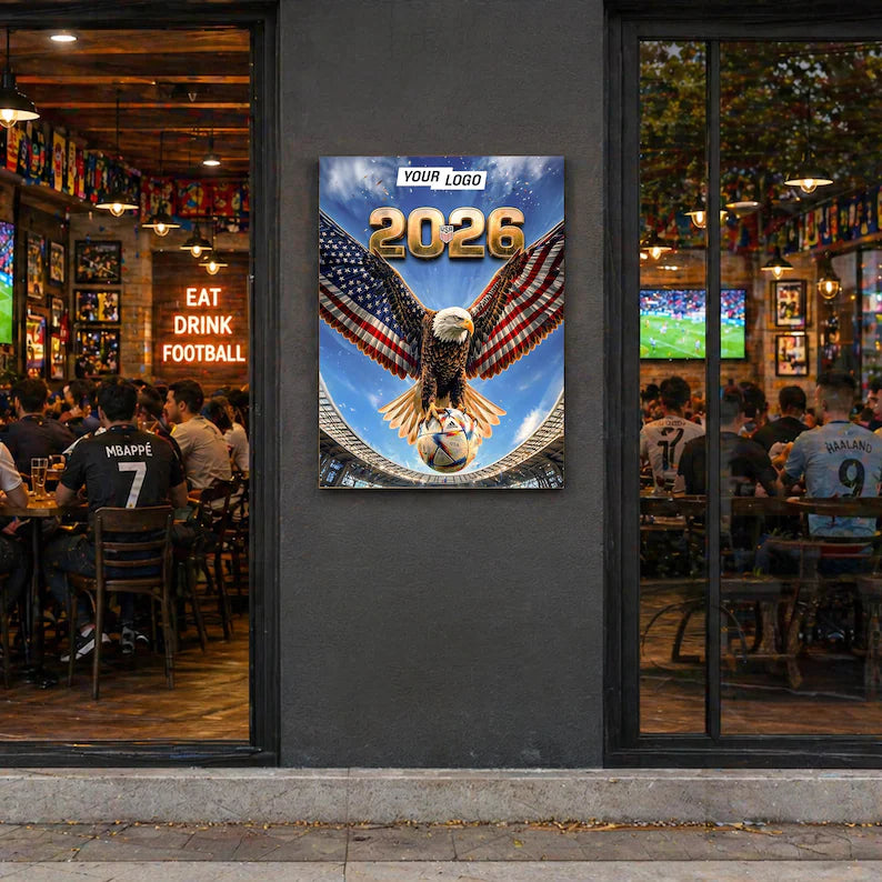 Pre Design FIFA World Cup 2026 Outdoor Metal Poster