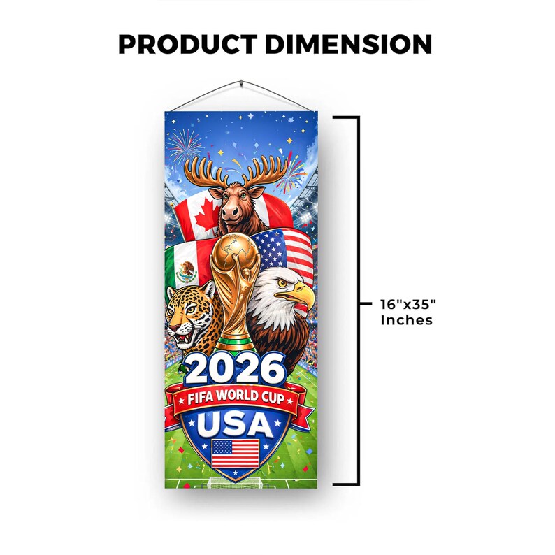 Custom FIFA World Cup 2026 Hanging Canvas Wall Art
