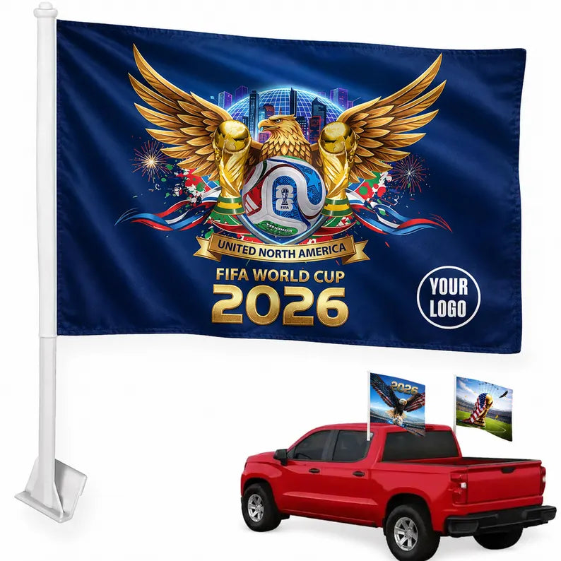 Pre design FIFA World Cup 2026 Car Flag