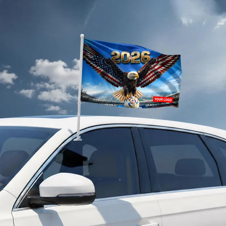 Pre design FIFA World Cup 2026 Car Flag