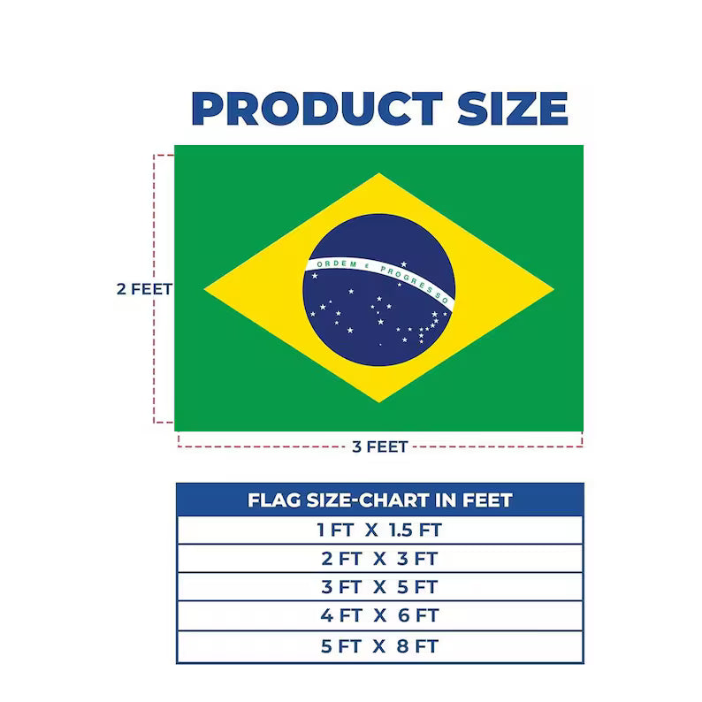 Personalized FIFA Brazil Flag, Brazil Flag