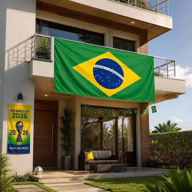 Personalized FIFA Brazil Flag, Brazil Flag