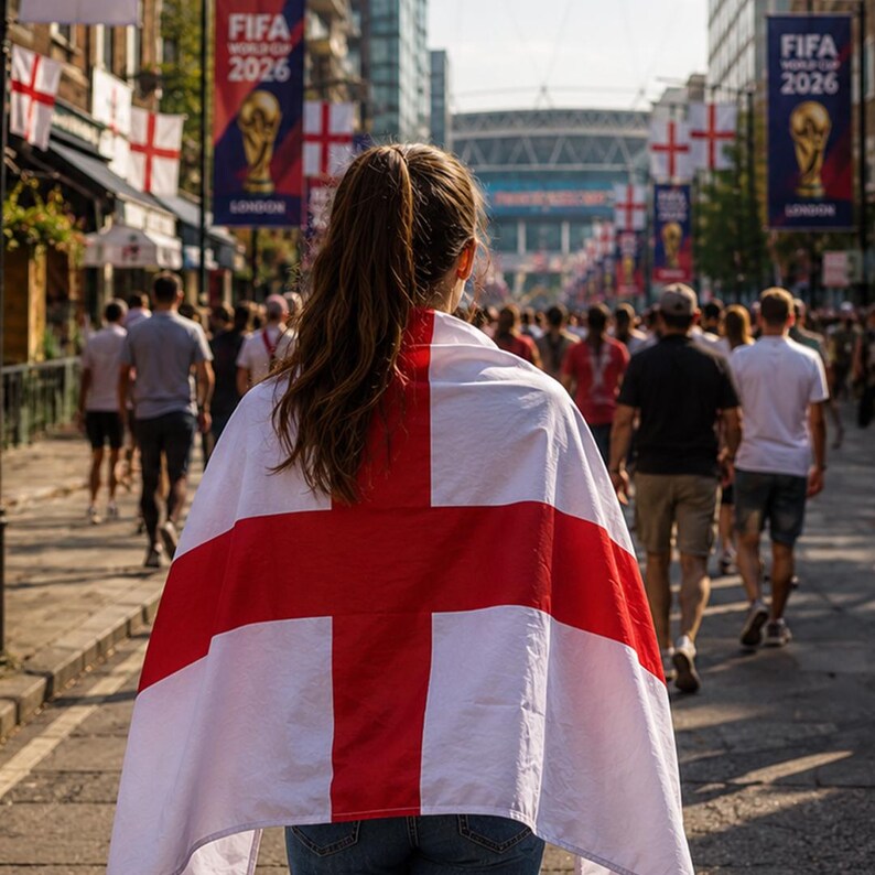 Personalized FIFA 2026 England Flag