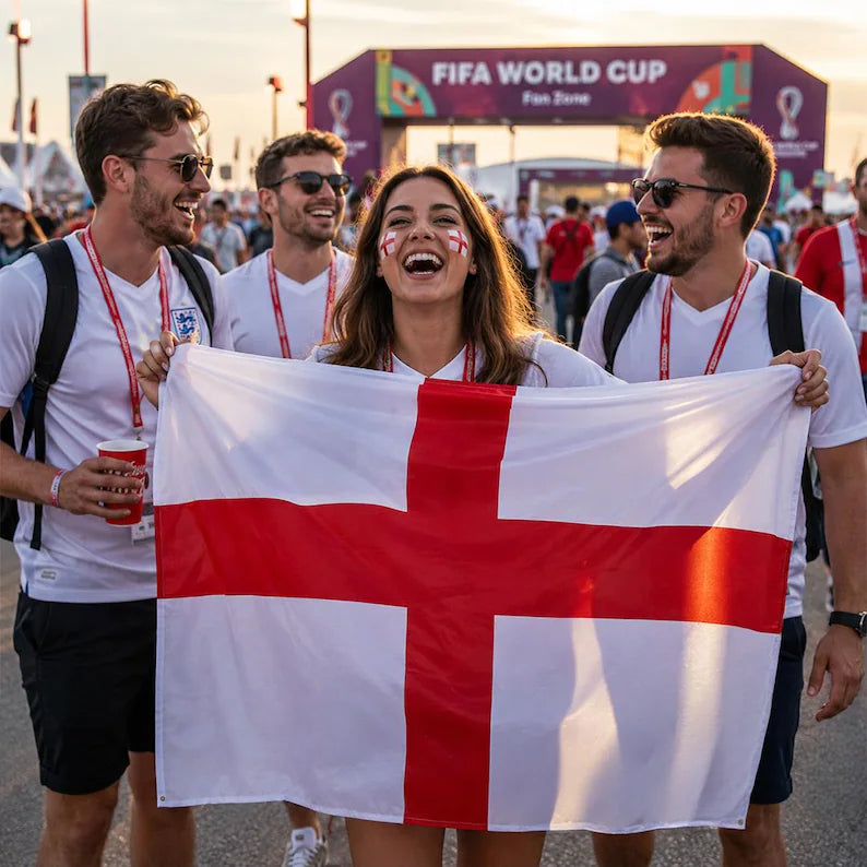Personalized FIFA 2026 England Flag