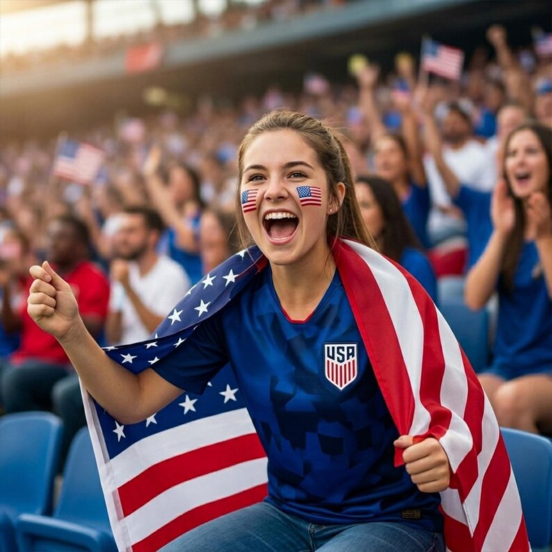 USA flag for fifa world cup 2026, american flag for soccer fans