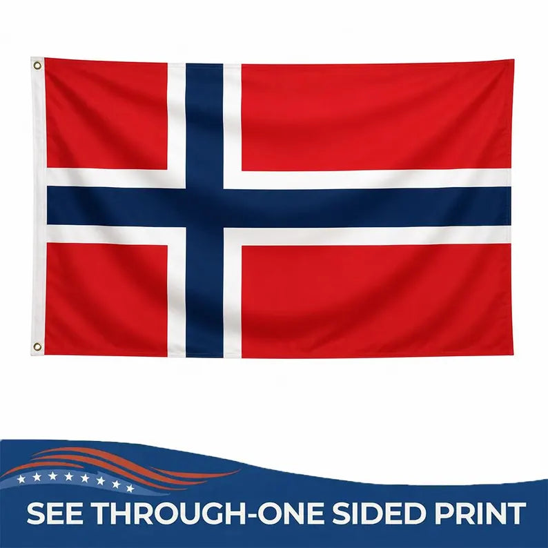 Norway Flag for FIFA World Cup 2026, Norwegian Football Fan Flag