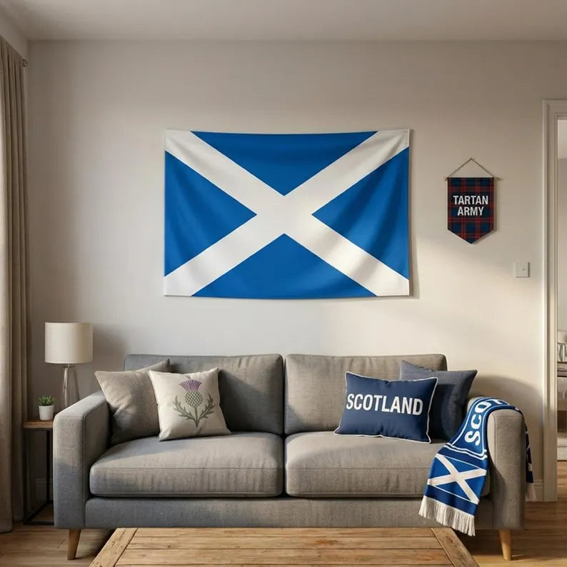 Scotland Flag, Scottish National Flag, Scotland Flag for Football Fans