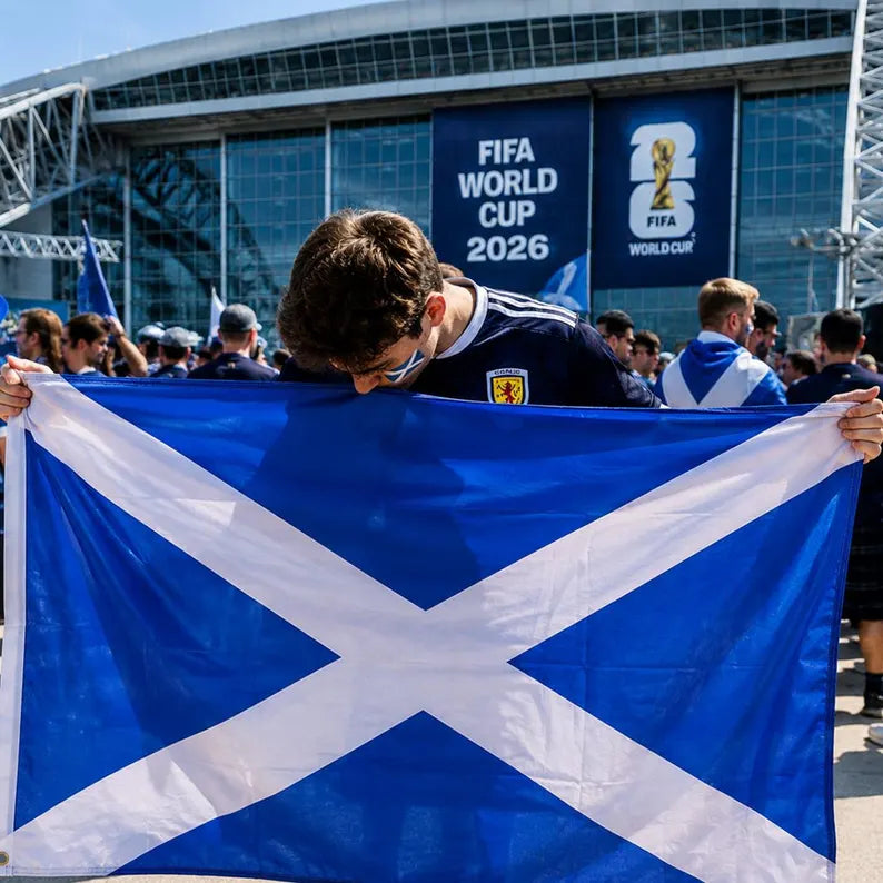 Scotland Flag, Scottish National Flag, Scotland Flag for Football Fans