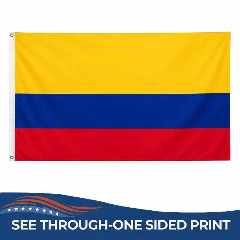 Colombia Flag, Colombian National Flag, World Cup 2026 Fan Gear
