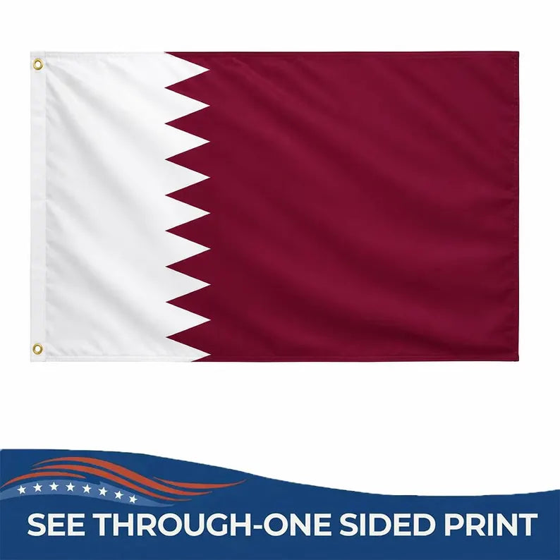 Personalized FIFA Qatar Flag, Qatar National Flag Banner