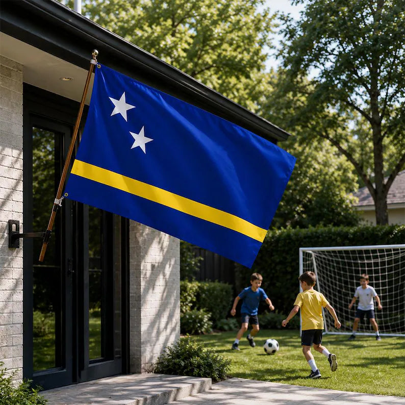 Curaçao Flag for FIFA World Cup 2026, Curaçao Football Fan