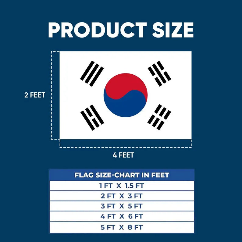 Personalized Fifa Korea Republic Flag | South Korea Flag