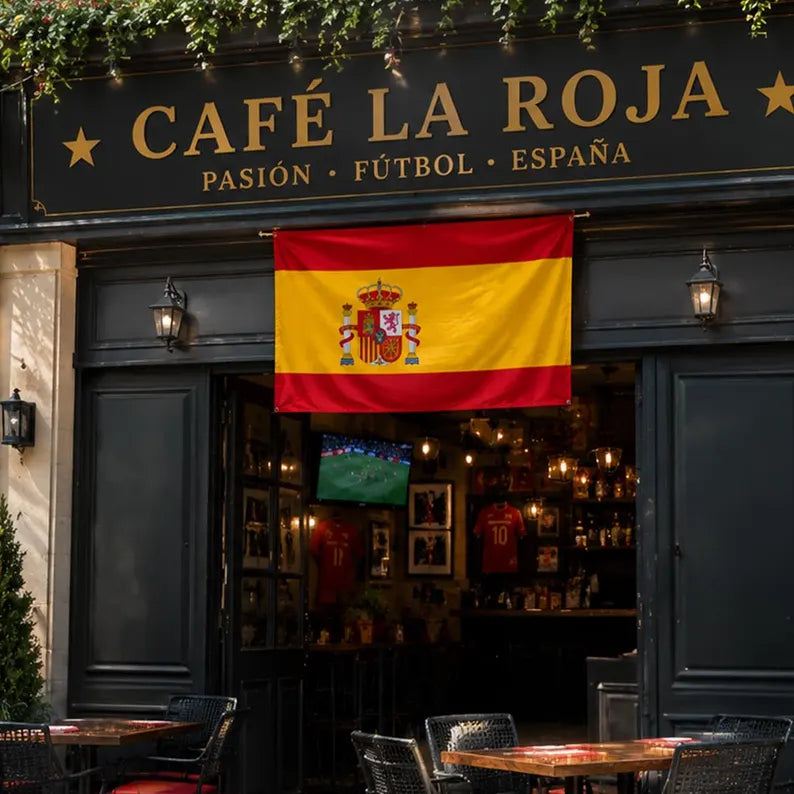 Personalized FIFA Spain Flag, Spain Flag Banner