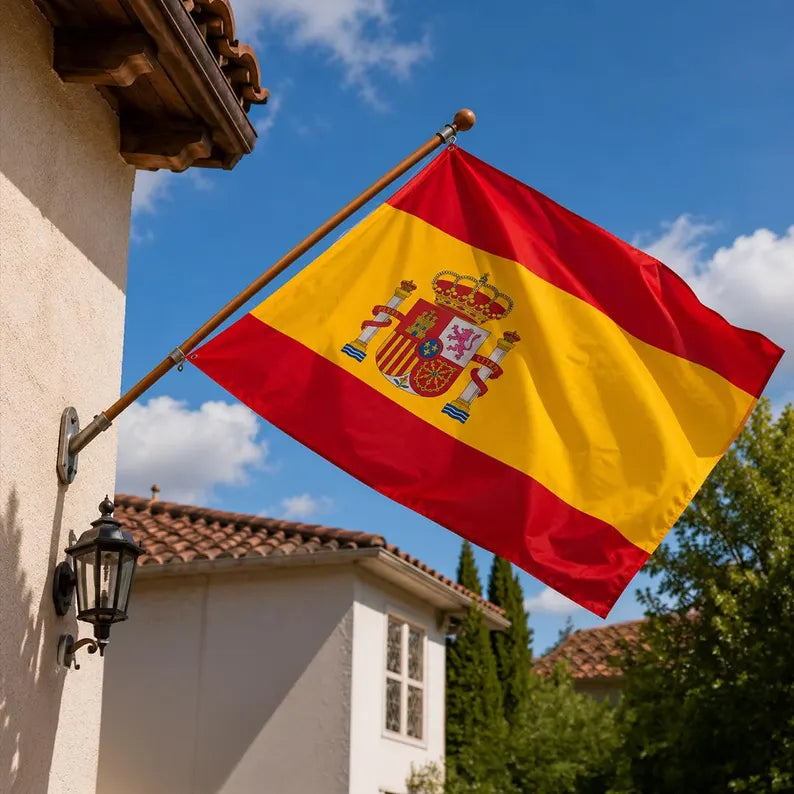 Personalized FIFA Spain Flag, Spain Flag Banner