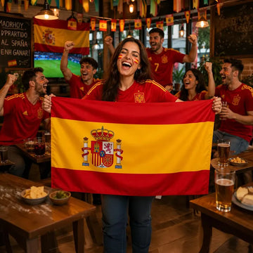 Personalized FIFA Spain Flag, Spain Flag Banner