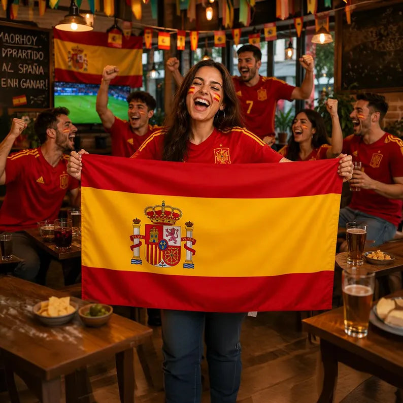 Personalized FIFA Spain Flag, Spain Flag Banner
