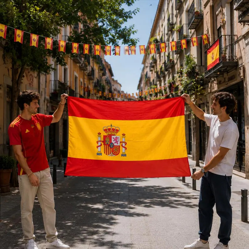Personalized FIFA Spain Flag, Spain Flag Banner