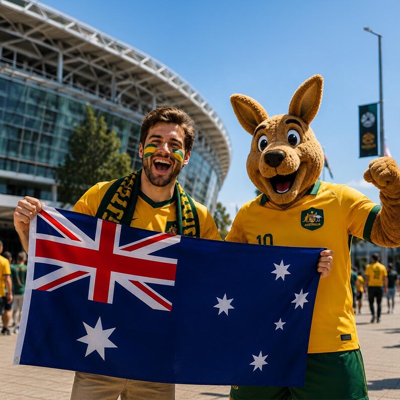 Personalized FIFA Australia Flag, FIFA World Cup 2026