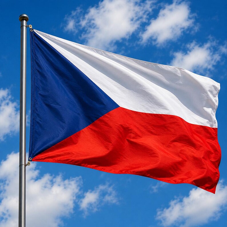 Personalized FIFA Czechia Flag, Czech Republic Flag Banner