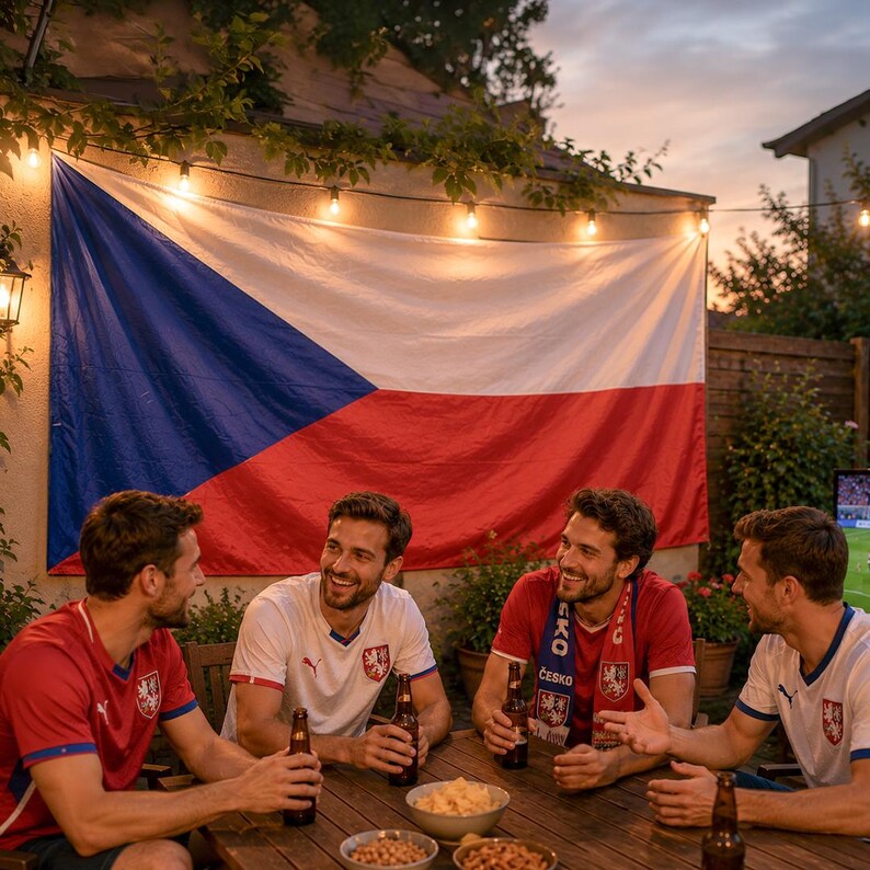 Personalized FIFA Czechia Flag, Czech Republic Flag Banner
