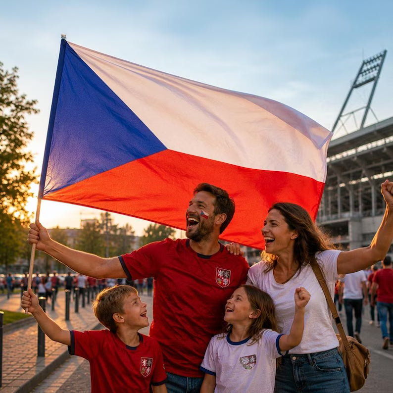 Personalized FIFA Czechia Flag, Czech Republic Flag Banner