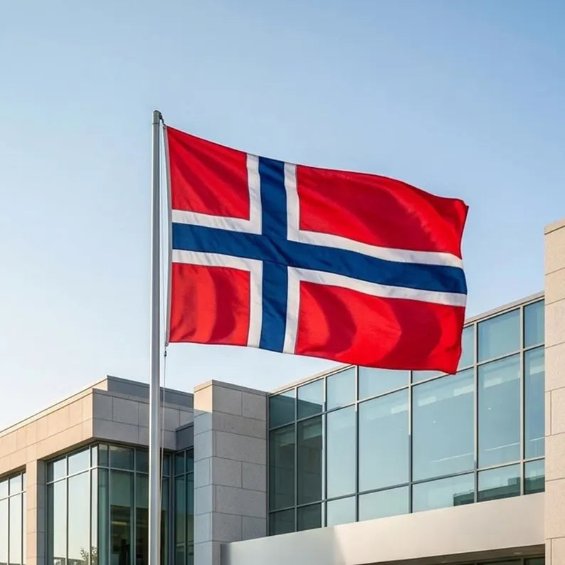 Norway Flag for FIFA World Cup 2026, Norwegian Football Fan Flag