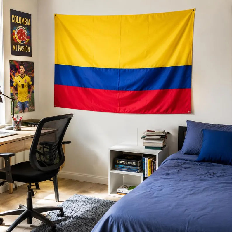 Colombia Flag, Colombian National Flag, World Cup 2026 Fan Gear