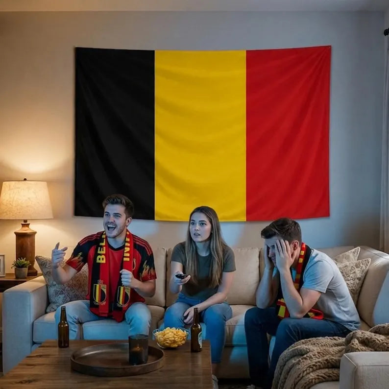 Belgium Flag, Belgian National Flag for Football Fans