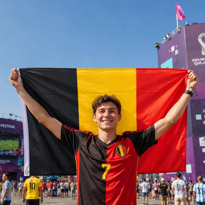 Belgium Flag, Belgian National Flag for Football Fans