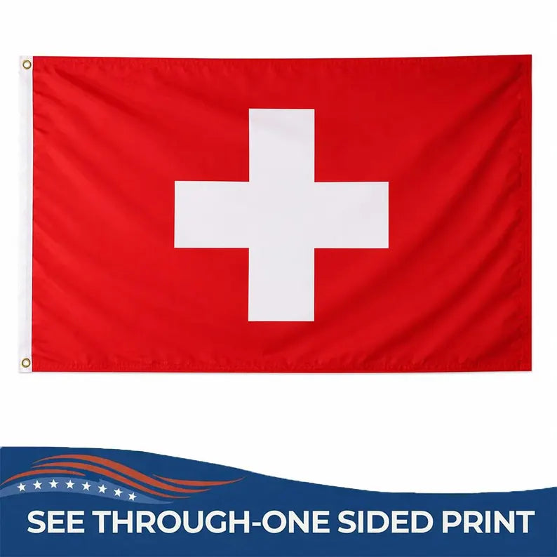 Switzerland Flag for FIFA World Cup 2026, Swiss Football Fan