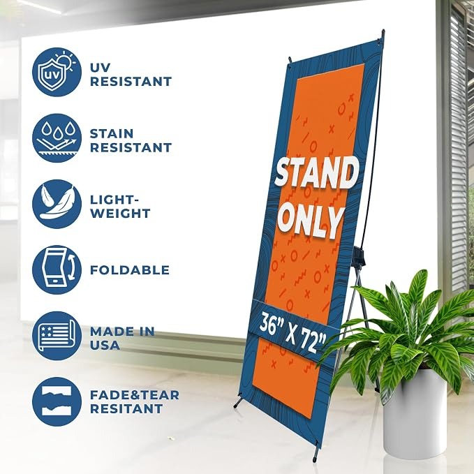 Heavy Duty Premium X Banner Holder by DreamController