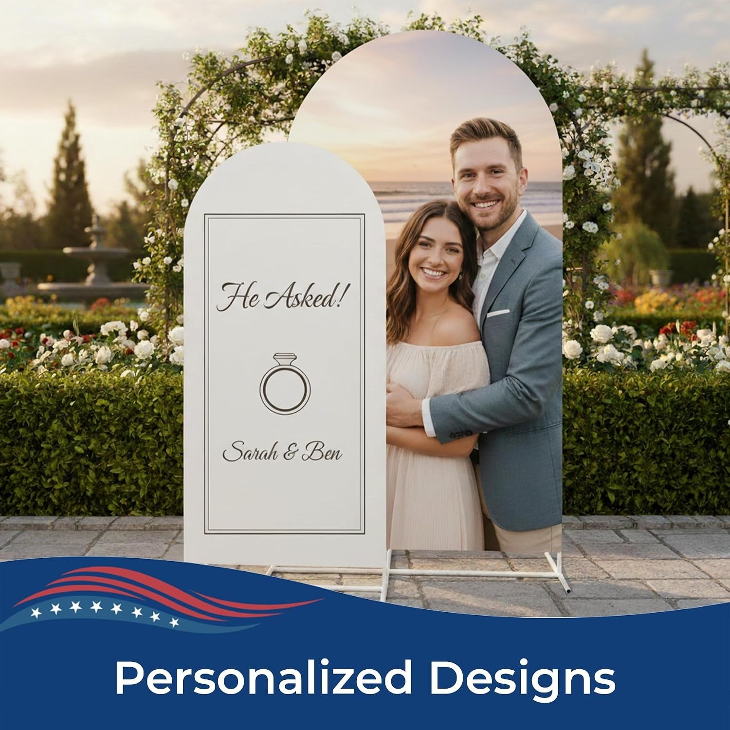 DC Custom Arch Backdrop Cover, Double Sided Custom Arch Covers