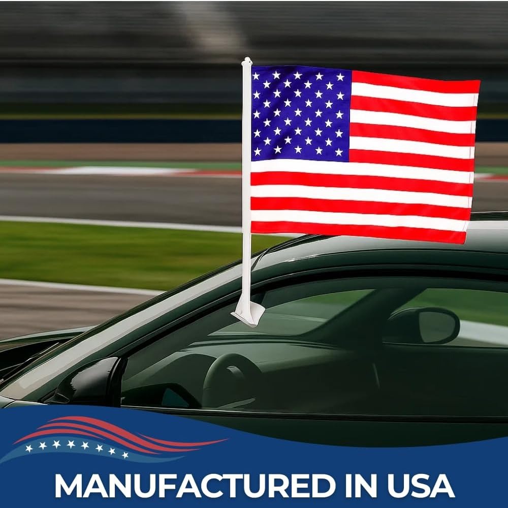 DC Custom Car Flag Pole Window Custom Flag with Picture