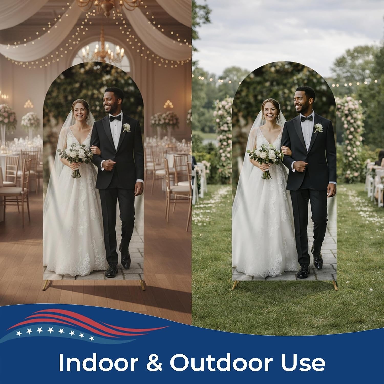 DC Custom Arch Backdrop Cover, Double Sided Custom Arch Covers