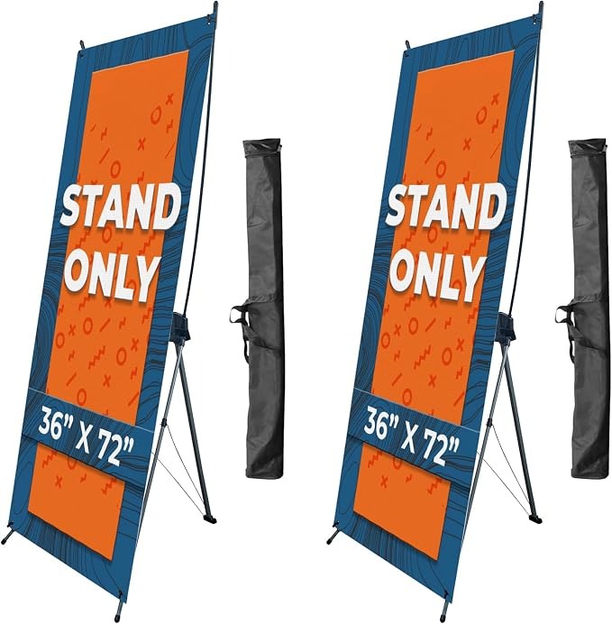 Heavy Duty Premium X Banner Holder by DreamController