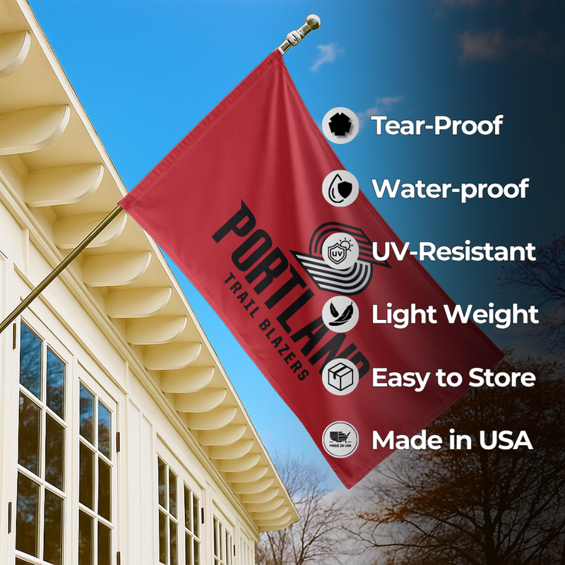 PORTLAND TRAIL BLAZERS FLAG